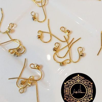 آویز S گوشواره بی نگین
