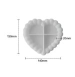 قالب قلب مرواریدی